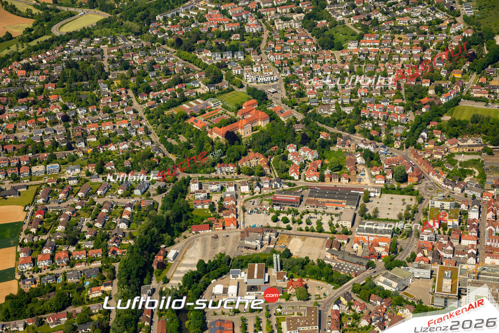 Das Luftbild zeigt  Backnang - Die Luftaufnahme wurde 2023 vom UL-Flugzeug aus erstellt ( keine Drohne ) - Hochauflösende Luftaufnahme - Für grossformatige Ausdrucke geeignet. Die Geschenkidee !Mit Lizenz und Bildrechte bestellbar