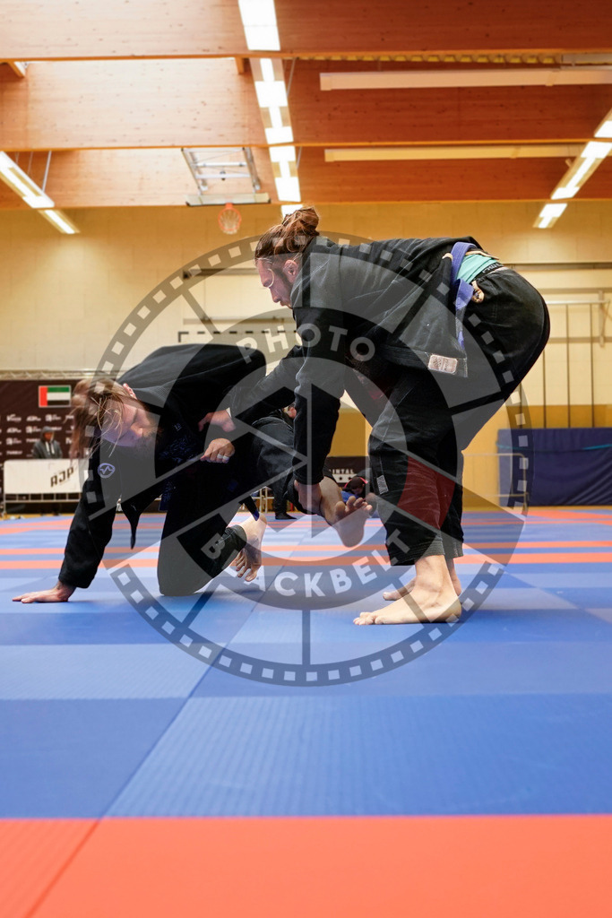 20240203PBB05224 | Fighters compete during the Brazilian Jiu-Jitsu Championship of the AJP Tour in Maintal by Frankfurt am Main, Germany, on February 2, 2024.