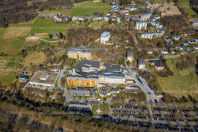 Herdecke250303311 | Luftbild, Gemeinschaftskrankenhaus Herdecke gGmbH, Westende, Herdecke, Ruhrgebiet, Nordrhein-Westfalen, Deutschland