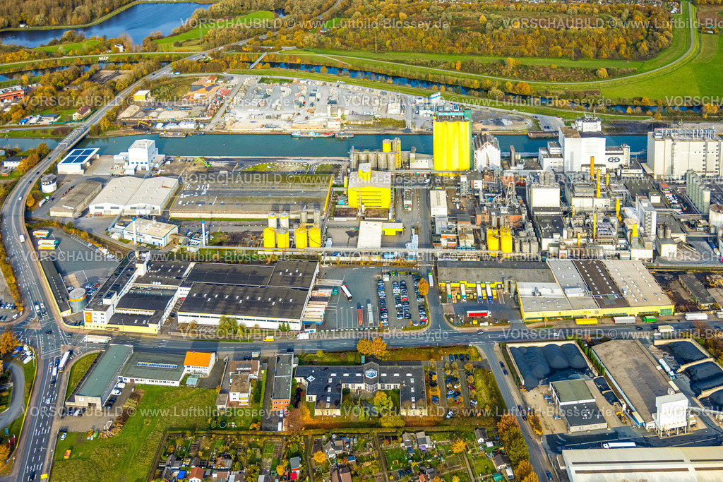 Hamm251100010Broekelmann | Luftbild, Hafengebiet, Brökelmann und Co. Ölmühle im Hafen am Datteln-Hamm-Kanal, Bockum-Hövel, Hamm, Ruhrgebiet, Nordrhein-Westfalen, Deutschland