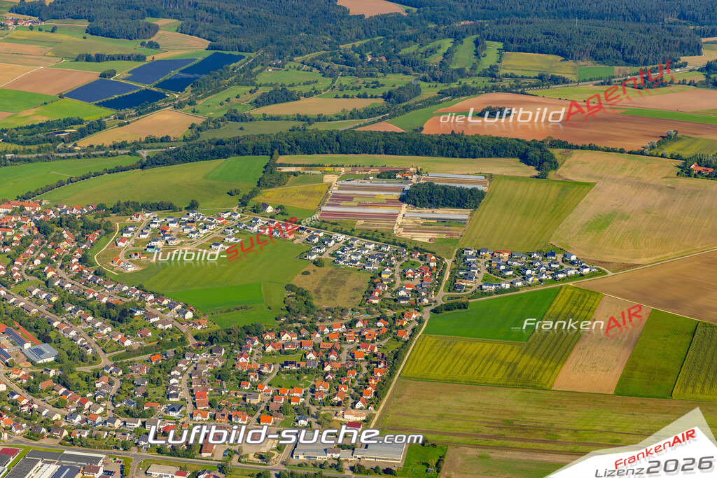 Das Luftbild zeigt :  Ellingen - Die Luftaufnahme wurde 2024 vom UL-Flugzeug aus erstellt ( keine Drohne ) - Hochauflösende Luftaufnahme - Für grossformatige Ausdrucke geeignet. Die Geschenkidee !Mit Lizenz und Bildrechte bestellbar