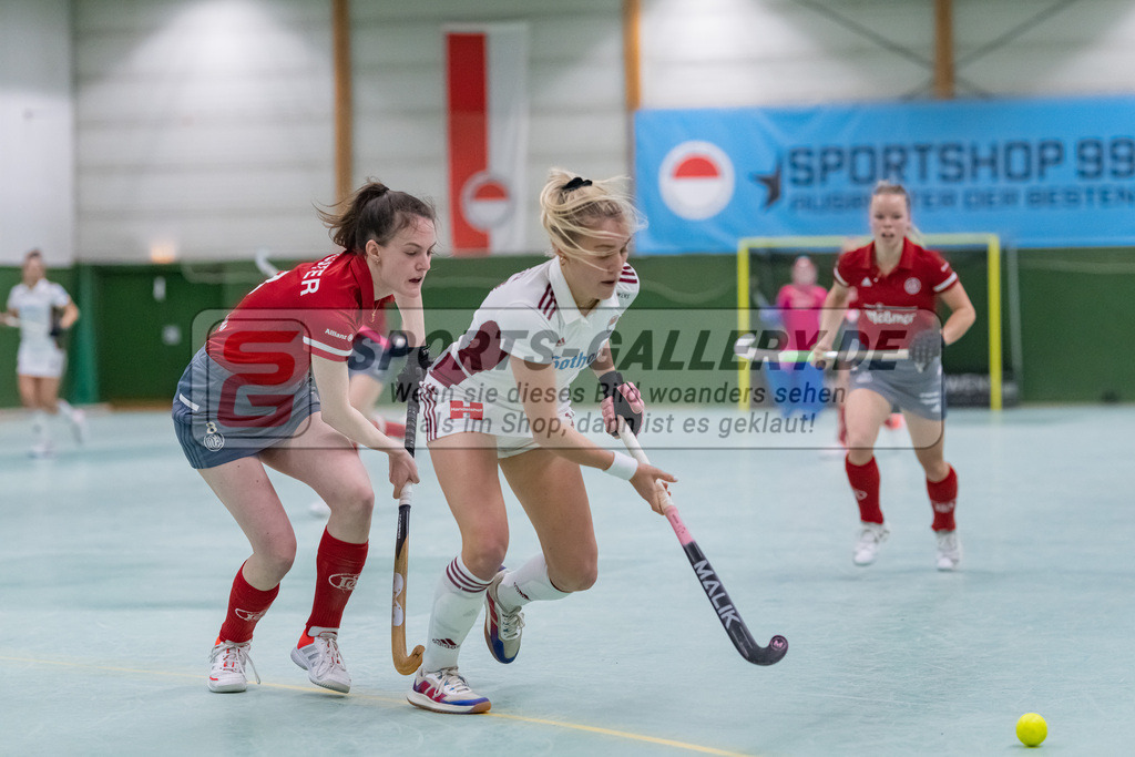 HK_20230128_103456 | 1. Bundesliga 1/4 Finale ( Damen ) Rot-Weiss Köln - Club an der Alster am 28.1.2023 Rot-Weiss Köln  , Köln , Lisa Höllriegl ( Torfrau Rot-Weiss Köln #23 )