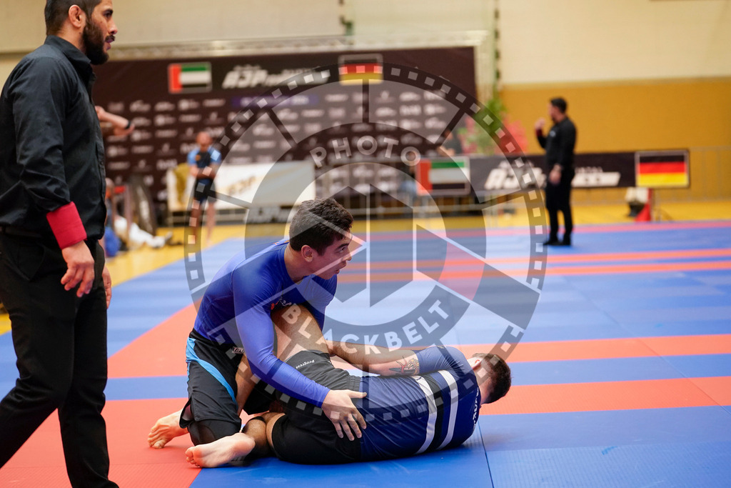 20240203PBB09433 | Fighters compete during the Brazilian Jiu-Jitsu Championship of the AJP Tour in Maintal by Frankfurt am Main, Germany, on February 2, 2024.