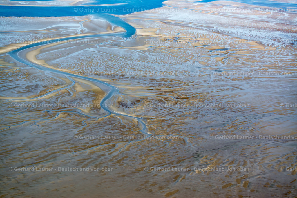 3800958 | Wattstrukturen zw. Duhnen und Neuwerk im Nationalpark Hamburgisches Wattenmeer