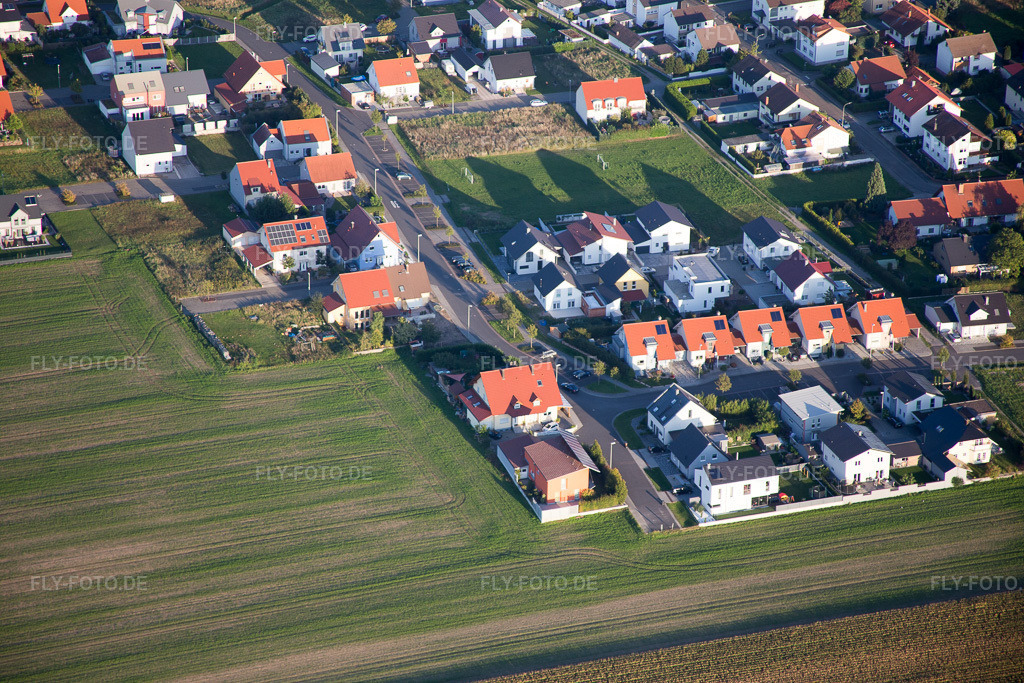 Luftbild: Blumenring im Ortsteil Hardtwald in Neupotz im Bundesland Rheinland-Pfalz in Deutschland. Foto: IMG_073134.jpg vom 23.09.2014 durch Werner Riehm/FLY-FOTO.de