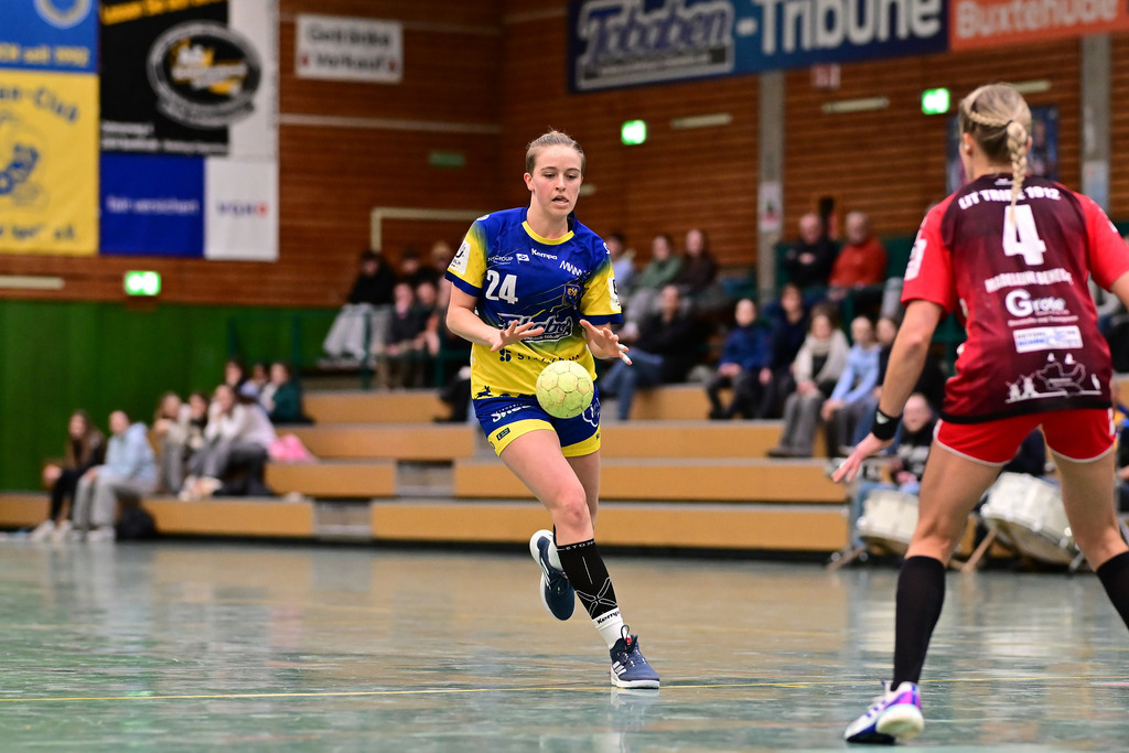 Handball I Frauen I Saison 2024-2025 I 3. Liga Staffel Nord I 11. Spieltag I Buxtehuder SV II - LIT Tribe 1912 | Der Sportfotograf. - Realisiert mit Pictrs.com