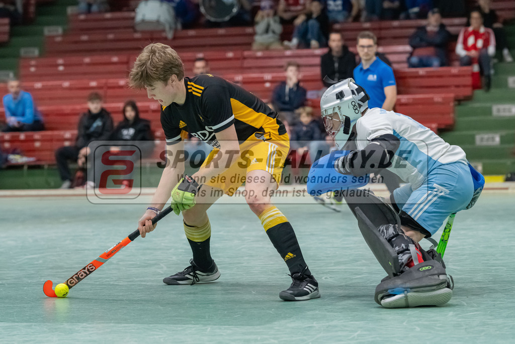 HK_20230305_105944 | Deutsche Meisterschaft MU16 1/2 Finale Mannheimer HC - Harvestehuder THC am 5.3.2023 RWK, Köln ,