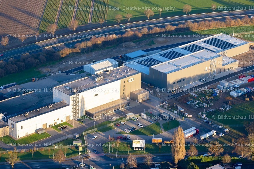 Luftbilder Nettetal-8031 | Luftbildfotografie Lebensmittel- Hersteller der BRATA Produktions- und Vertriebsgesellschaft KG in Nettetal im Bundesland Nordrhein-Westfalen, Deutschland - Realisiert mit Pictrs.com