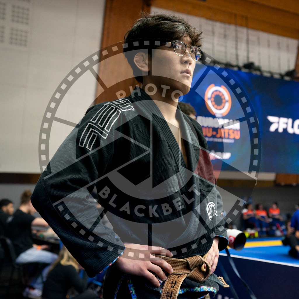 20240124PBB02529 | Fighters compete during the second day of the IBJJF European Championship in Paris, France, on January 24, 2024.