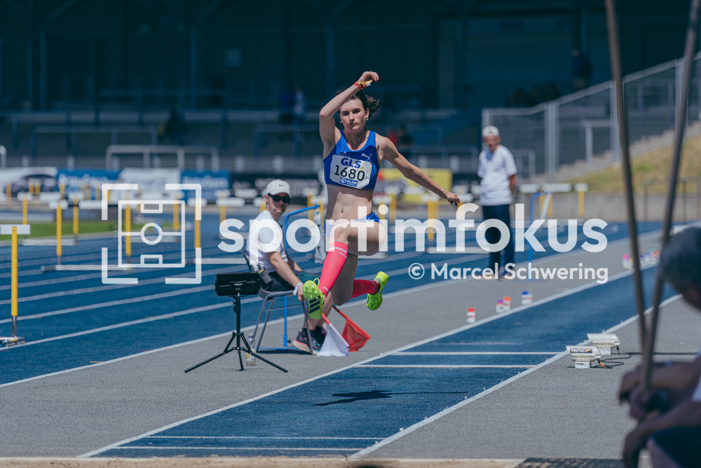 Deutsche Meisterschaften U20 / U16 2026 | Berenike Roos, TV Wattenscheid 01, 1680, Dreisprung, Deutsche Meisterschaften der U20 &amp; U16 2026, Lohrheidestadion Bochum-Wattenscheid, 11.07.2026. Foto: Marcel Schwering / sportimfokus - Realisiert mit Pictrs.com