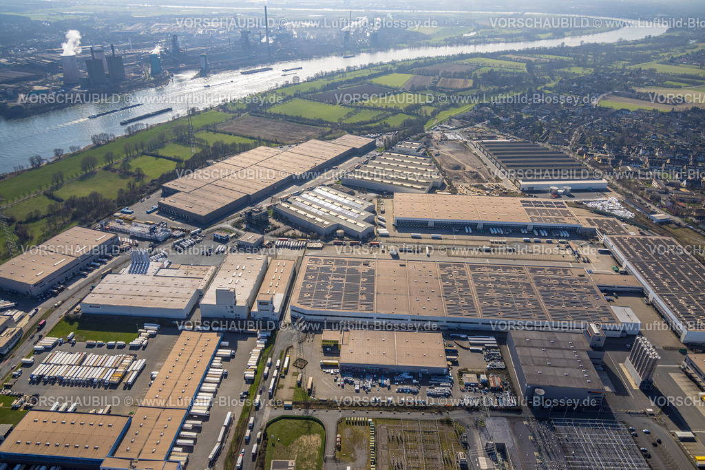 Duisburg240303422 | Luftbild, logport I, Containerhafen, Duisburg Hafen D3T Duisburg Trimodal Terminal, AutomobilLogistik, Friemersheim, Duisburg, Ruhrgebiet, Nordrhein-Westfalen, Deutschland, Duisburg-S