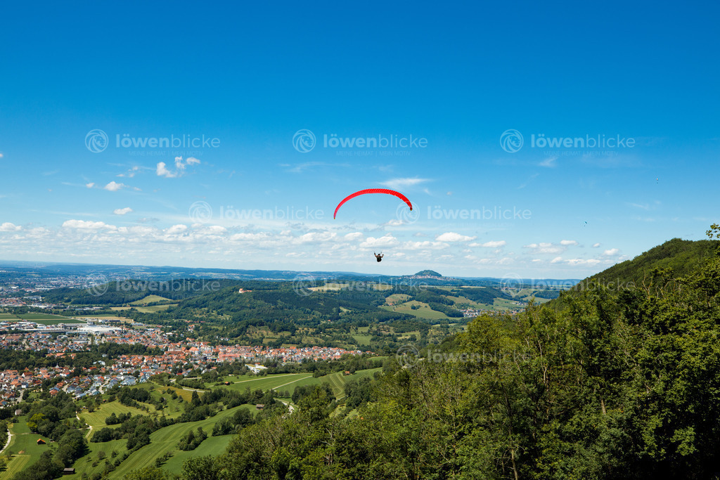 Blick vom Messelberg auf den Hohenstaufen | löwenblicke | shop