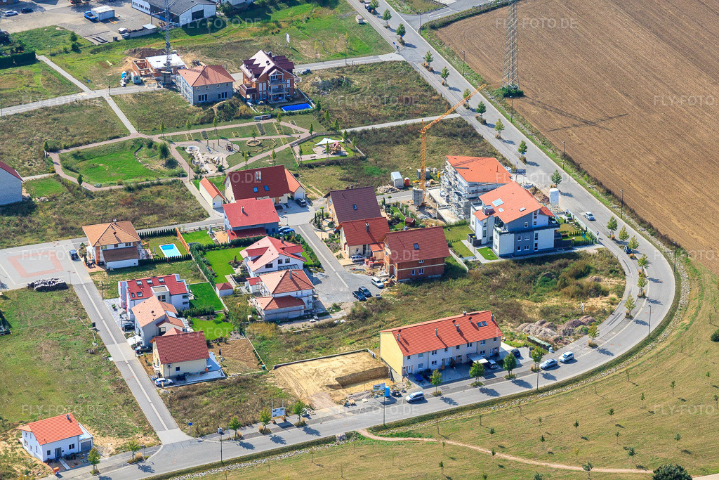 Luftbild: Am Höhenweg in Kandel im Bundesland Rheinland-Pfalz in Deutschland. Foto: IMG_21217.jpg vom 13.09.2009 durch Werner Riehm/FLY-FOTO.de