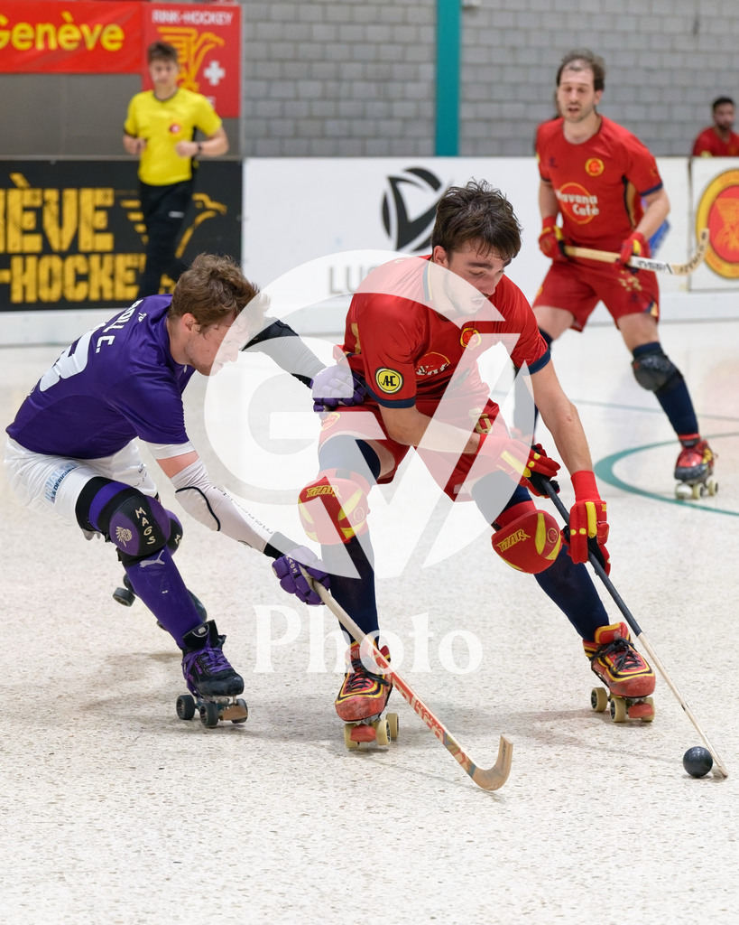 LNA - Geneve RHC v RC Biasca |  during the LNA match between Geneve RHC and RC Biasca at Centre Sportif Queue D'Arve in Geneve, Switzerland