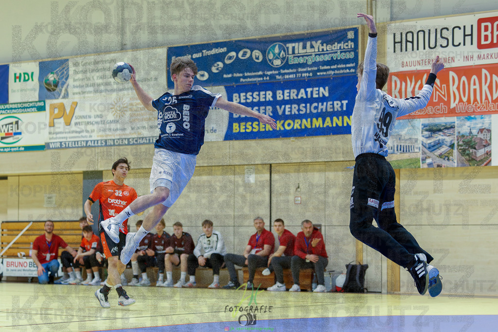 Jugendbundesliga A-Jugend; HSG Dutenhofen/Münchh. - HSG Rodgau Nieder-Roden | Jugendbundesliga A-Jugend; HSG Dutenhofen/Münchh. - HSG Rodgau Nieder-Roden am 07.12.2024 in Dutenhofen (Sporthalle Dutenhofen)Photo © 2024 - Jörg Heinrich - Realisiert mit Pictrs.com