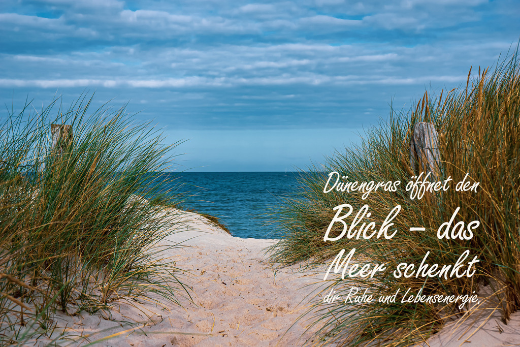 Meer Kalender 2026 - Ostseemotiv mit Text | Gestalten Sie Ihr Zuhause mit einzigartigen Bildern von Ostsee u. Nordsee – als Leinwandbild, Acryl, Alu-Dibond oder FineArt Hahnemühle, individuell anpassbar.