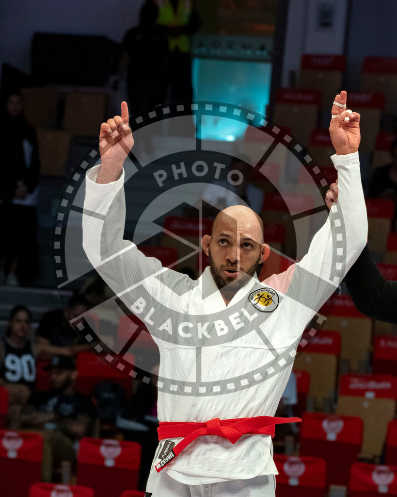20231106PBB0625 | Fighters compete during the AJP World Master Championship in the Mubadala Arena in Abu Dhabi, Arab United Emirates, on November 6, 2023.