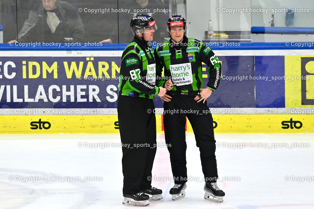 EC IDM Wärmepumpen VSV vs. Pioneers Vorarlberg | ZGONC GASPER JAKA Referee, RIECKEN SIMON Referee, EC IDM Wärmepumpen VSV vs. Pioneers Vorarlberg, EC IDM Wärmepumpen VSV vs. Pioneers Vorarlberg am 22.02.2026 in Villach (Stadthalle Villach), Austria, (Photo by Bernd Stefan)