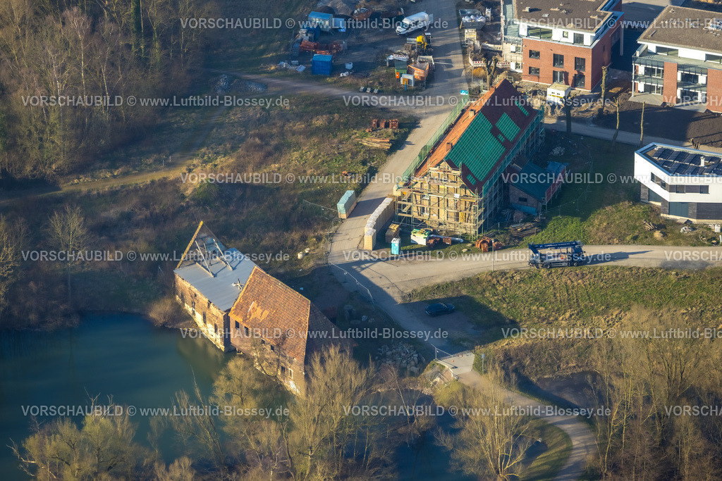 Hamm240305110 | Luftbild, Baugebiet Schlossmühle, Stadtbezirk Heessen, Hamm, Ruhrgebiet, Nordrhein-Westfalen, Deutschland