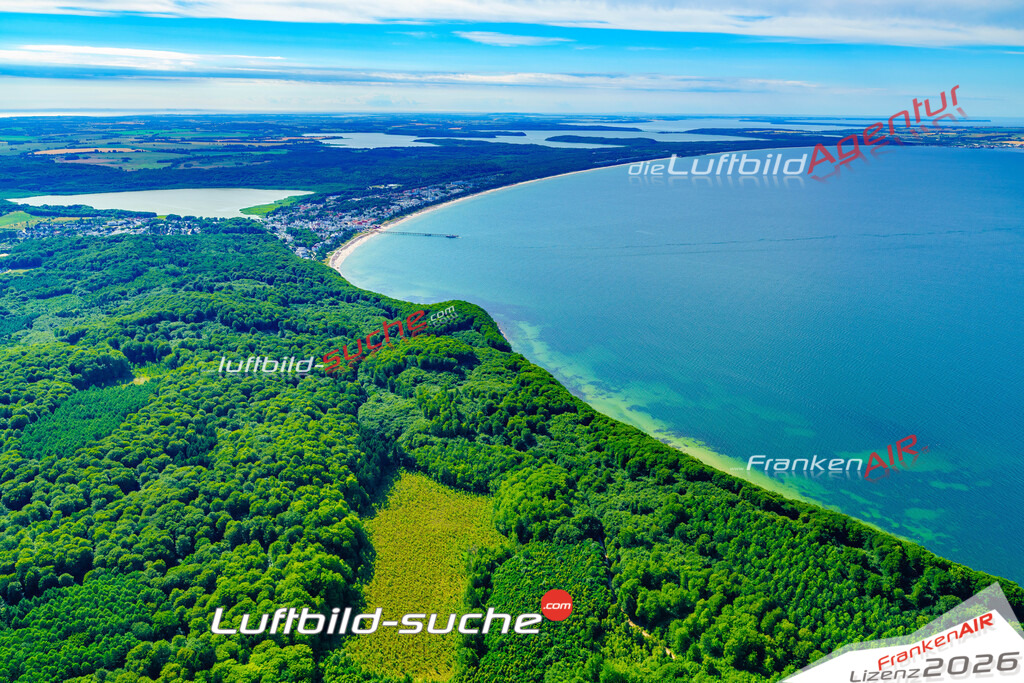 Die Luftbildaufnahme Biosphaerenreservat - Rügen wurde 2018 mittels Flugzeug (keine Drohne) erstellt. Perfekte Schärfe und Druck- Auflösung- Garantiert!