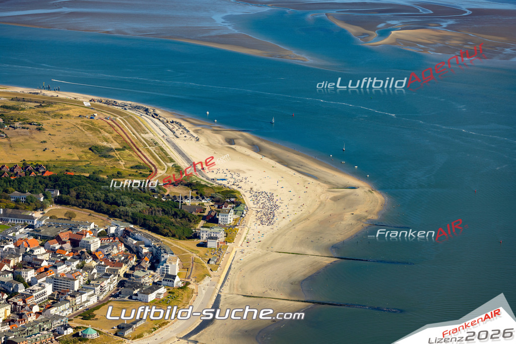 Aktuelles Luftbild von  Norderney - Die Luftaufnahme wurde 2022 mittels UL-Flugzeug erstellt ( keine Drohne ) - hochauflösende Kamera-Systeme von  Canon -Beste Qualität - Für grossformatige Ausdrucke geeignet. Die Geschenkidee !
