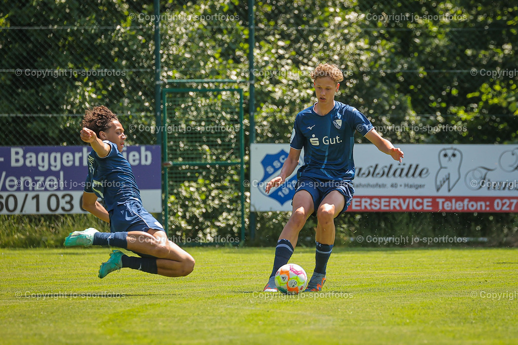 BQ3I4354 | 17.06.2023; Testspiel; Rasenplatz Offdilln; VfL Bochum U17 - Eintracht Frankfurt U17; Ergebnis: 3:1 (1:1)