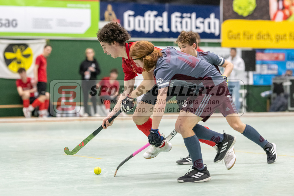 SFE_20230304_0053 | Deutsche Meisterschaft Männliche U16 Halle 2023 am 04.03.2023 in Köln (KTHC Stadion Rot-Weiss Köln Tennis and Hockey Club), Photo: Stephan Fehrmann 2022 (Sports-Gallery)