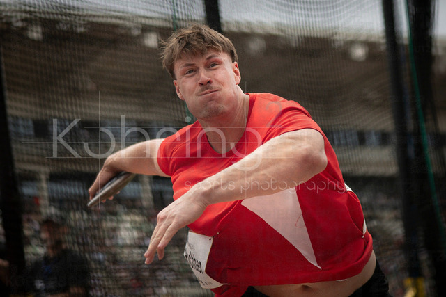Golden Oval; Dresden, 31.05.2026 | DRESDEN , GERMANY - MAY 31:  Steven Richter (GER / Germany) competes in the discus throw during the Golden Oval Continental Tour Silver meeting on May 31, 2026 at Heinz-Steyer-Stadion in Dresden, Saxony, Germany.
