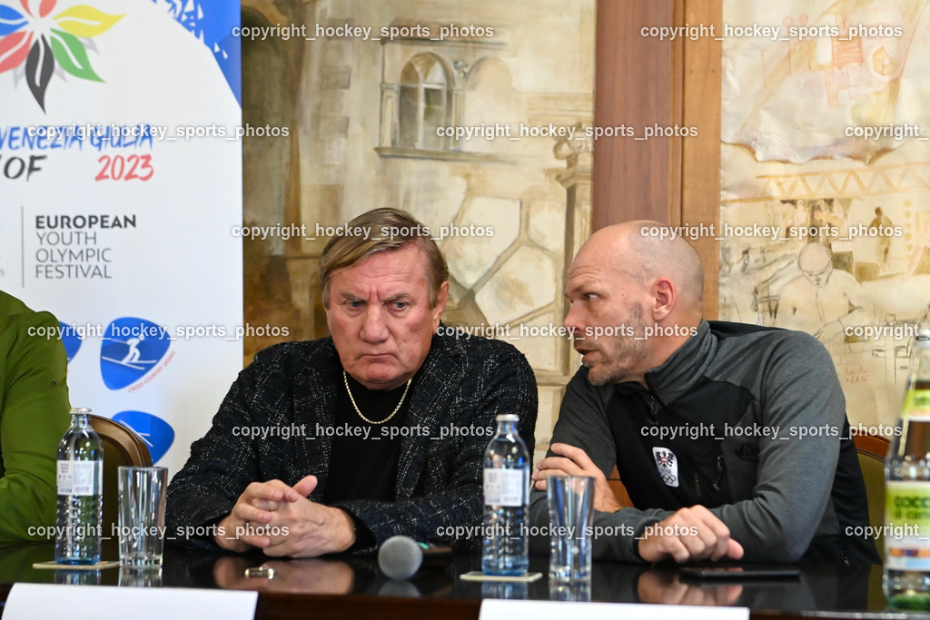 European Youth Olympic Festival EYOF 2023 Pressekonferenz | Giorgio Brandolin, ÖSTERREICHISCHES OLYMPISCHES COMITÉ Christoph Sieber 