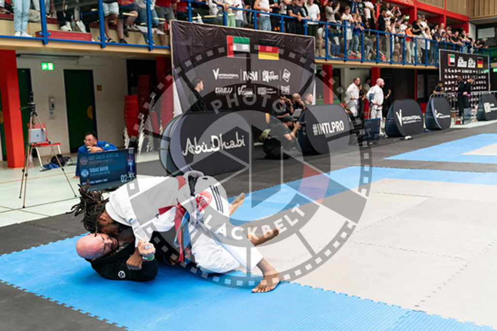 20230826PBB55582 | Fighters compete during the AJP INTLPRO BJJ and grappling competition in Hamburg, Germany, on August 26 2023.