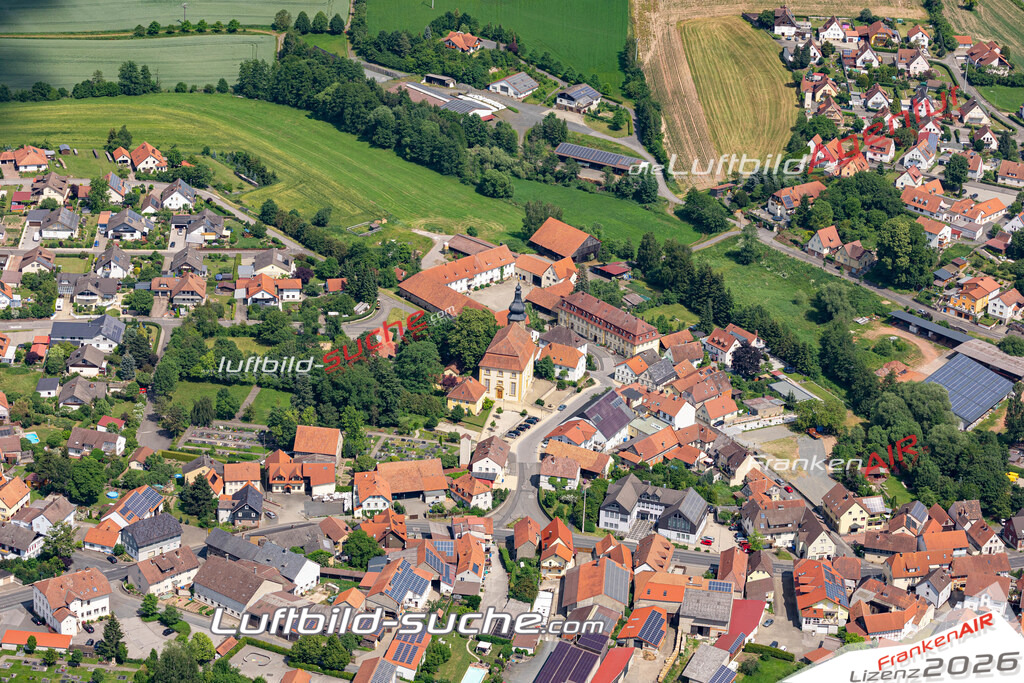 aktuelles Luftbild von  Maroldsweisach  - Luftaufnahme wurde 2019 von https://frankenair.de mittels Flugzeug (keine Drohne) erstellt.