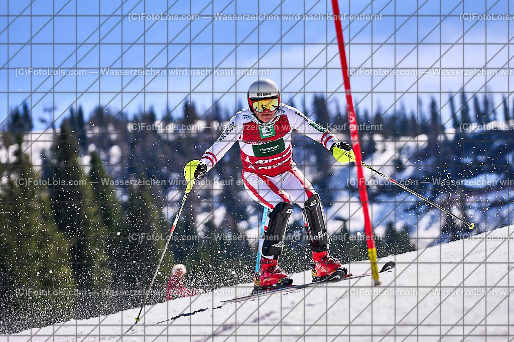 ALP2953_Reiteralm_MASTERS-LM_SL_Baumgartner Kurt | (C)FotoLois.com, Alois Spandl. Steirische MASTERS-Landesmeisterschaften Ski alpin SLALOM mit Wien und Salzburg, Reiteralm, Sa 13. April 2024.