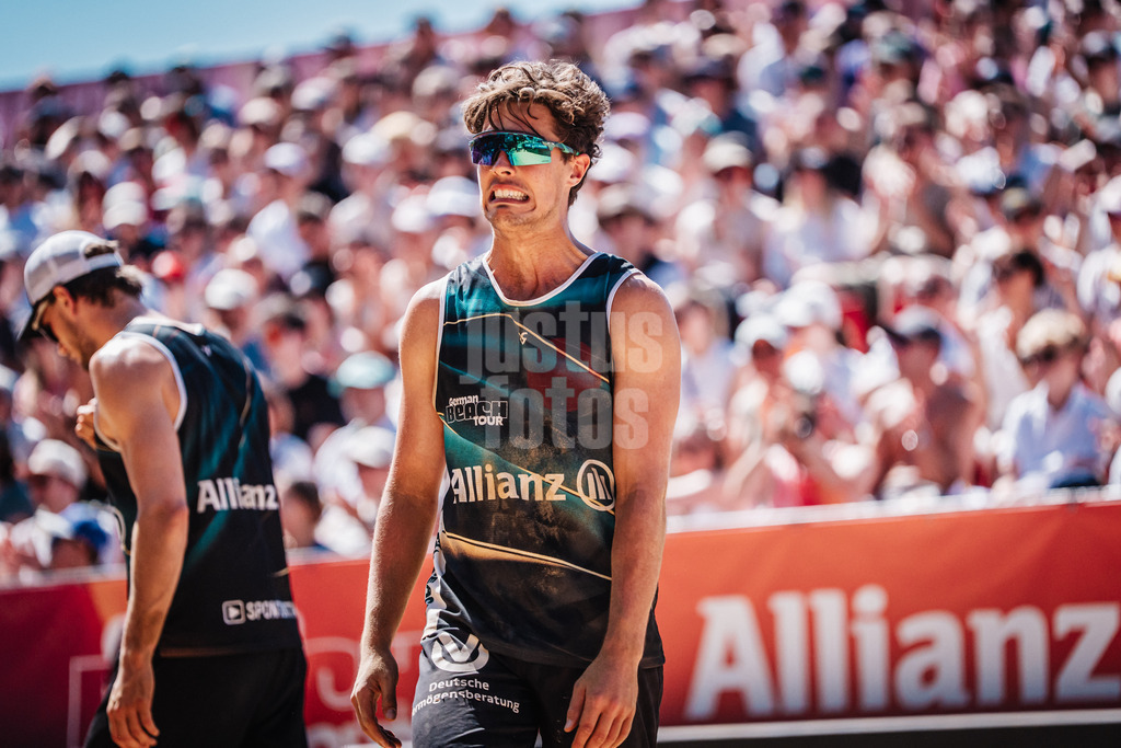 Beachvolleyball | Männer | Allianz German Beach Tour 2025 | Tourstop Düsseldorf | 11.05.2025 | Lui Wüst ärgert sich