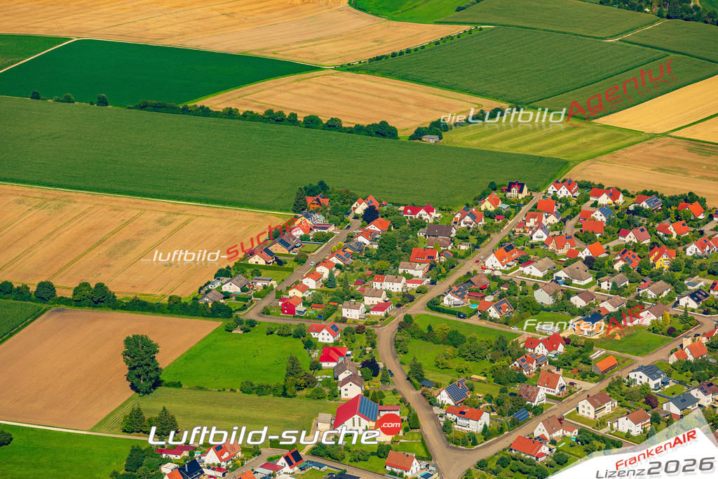 Luftaufnahme von Neubaugebiet Wittislingen Bild- Das Luftbild wurde 2025 vom UL-Flugzeug heraus erstellt ( keine Drohne ) - Hochauflösende Luftaufnahme -Nicht vergleichbar mit Google Maps oder Satelittenbilder- Die Geschenkidee !Mit Lizenz und Bildrechte bestellbar
