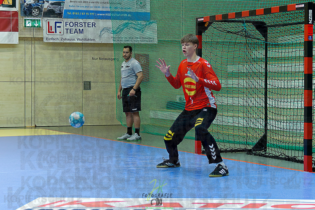 mJB Pokalrunde dt. Meisterschaft, TV Hüttenberg - TSV GWD Minden | mJB Pokalrunde dt. Meisterschaft, TV Hüttenberg - TSV GWD Minden am 15.03.2025 in Münchholzhausen (Sporthalle Münchholzhausen)Photo © 2025 - Jörg Heinrich - Realisiert mit Pictrs.com