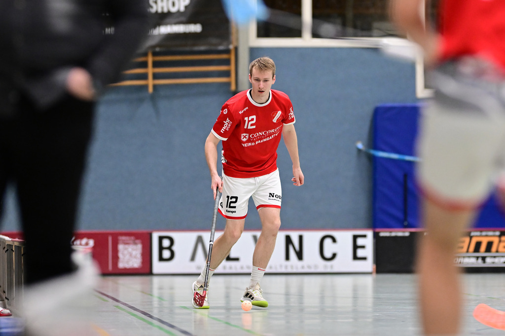 Floorball I Herren I Saison 2024-2025 I 2. FBL Herren Nord-West I 12. Spieltag I MTV Mittelnkirchen - SSF Dragons Bonn II I 037744 | Der Sportfotograf. - Realisiert mit Pictrs.com