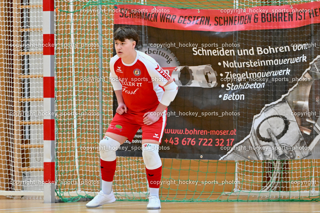 LPSV-Kärnten vs. FUTSAL versli.at Klagenfurt | #1 Armin Ibrahimovic LPSV-Kärnten, LPSV-Kärnten vs. FUTSAL versli.at Klagenfurt, LPSV-Kärnten vs. FUTSAL versli.at Klagenfurt am 01.02.2026 in Villach (Ballspielhalle St. Martin), Austria, (Photo by Bernd Stefan)