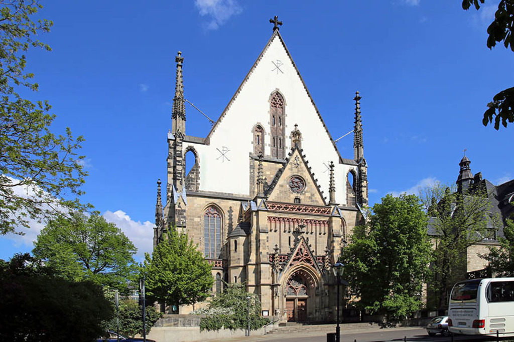 Foto: Leipzig - Thomaskirche | Das Team hinter BILDLEXIKON LEIPZIG bündelt historische wie aktuelle Informationen über die Stadt Leipzig in Text und Bild auf einer Plattform und stellt diese der interessierten Öffentlichkeit zur Verfügung.