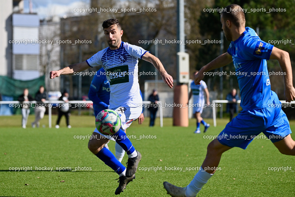 SAK vs. Dellach Gail | #10 Samir Nuhanovic Dellach Gail, #13 Fabian Griesebner SAK, SAK vs. Dellach Gail, SAK vs. Dellach Gail am 22.03.2025 in Klagenfurt (Sportpark Welzenegg), Austria, (Photo by Bernd Stefan)