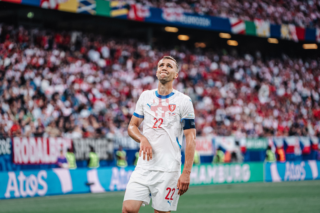 Fußball | Herren | UEFA-Fußball-Europameisterschaft 2024 | Gruppe B | Kroatien vs. Albanien | 19.06.2024 | Tomas Soucek (#22, Tschechien) enttäuscht