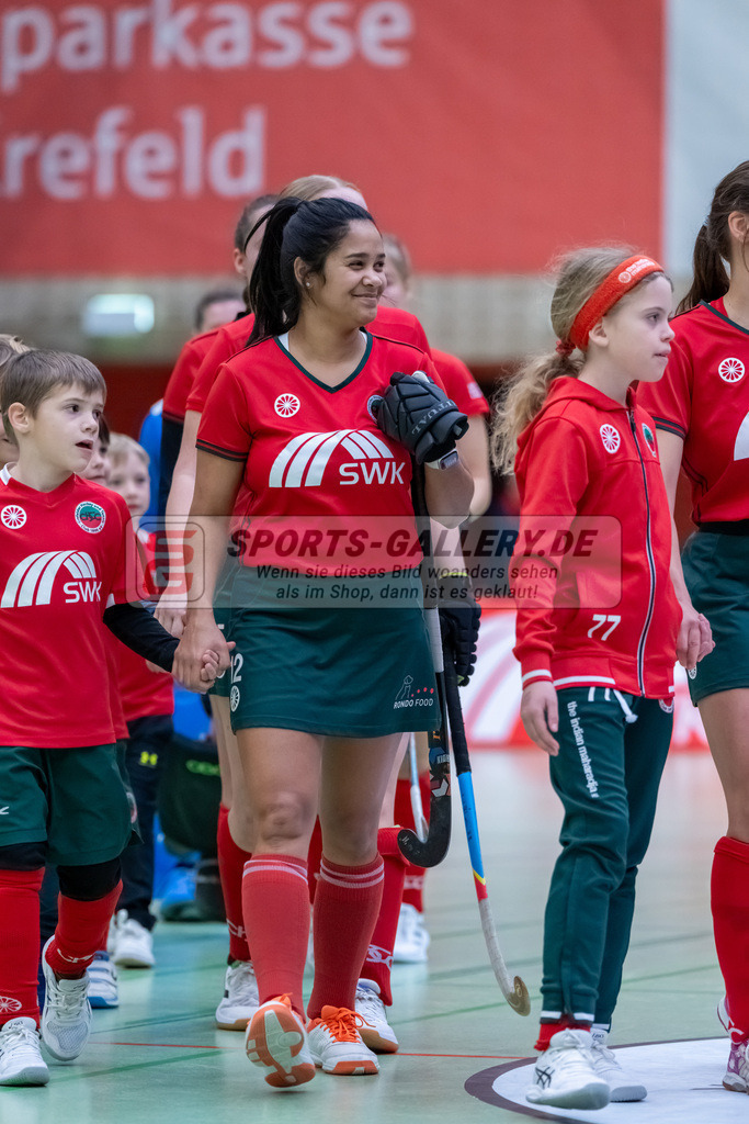 HK_20241214_100047 | 2. Bundesliga Halle Damen Crefelder HTC - DSD Düsseldorf am 14.12.2024 Halle Glockenpitz, Krefeld ,