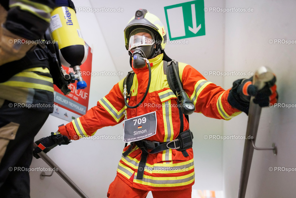 KölnTurm Treppenlauf; Köln, 03.08.2025 | Impressionen vom KölnTurm Treppenlauf am 03.08.2025 in Köln (Nordrhein-Westfalen). 