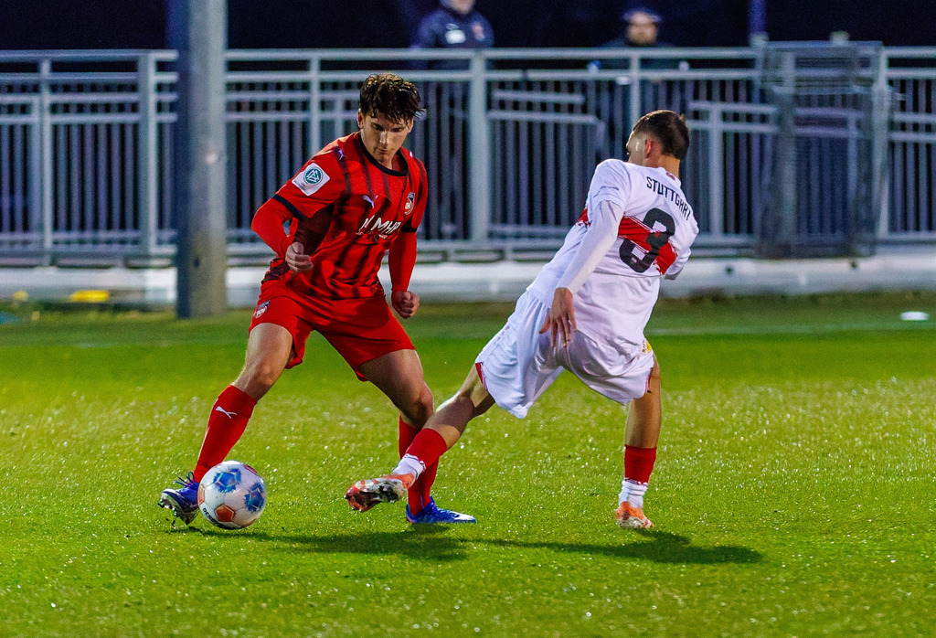 FCHVFB_260325_3-20 | 1.FC Heidenheim 1846 vs. VfB Stuttgart, Fußball, A-Junioren, Verbandspokal, 2025/2026, 25.03.2026 in Heidenheim, Rasenplatz, Walter-Birkhold-Jugendstadion(Foto: Michael Bulling) - Realisiert mit Pictrs.com