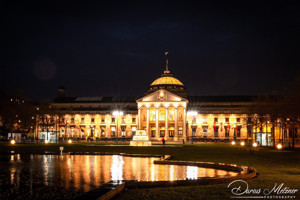 Kurhaus Wiesbaden | Kurhaus Wiesbaden bei Nacht