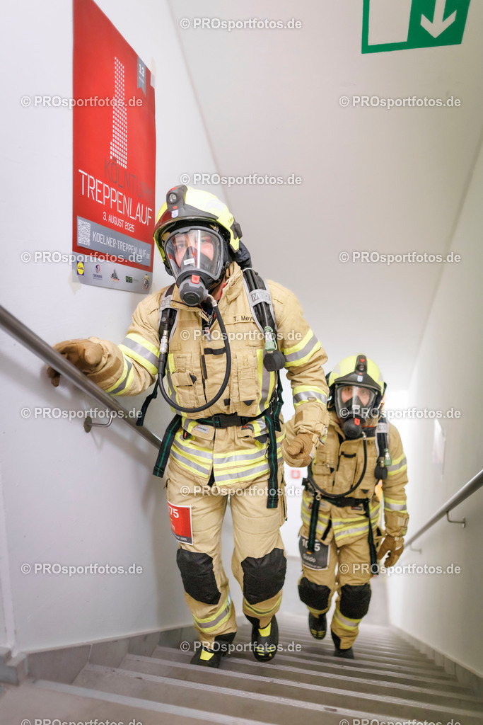 KölnTurm Treppenlauf; Köln, 03.08.2025 | Impressionen vom KölnTurm Treppenlauf am 03.08.2025 in Köln (Nordrhein-Westfalen). 