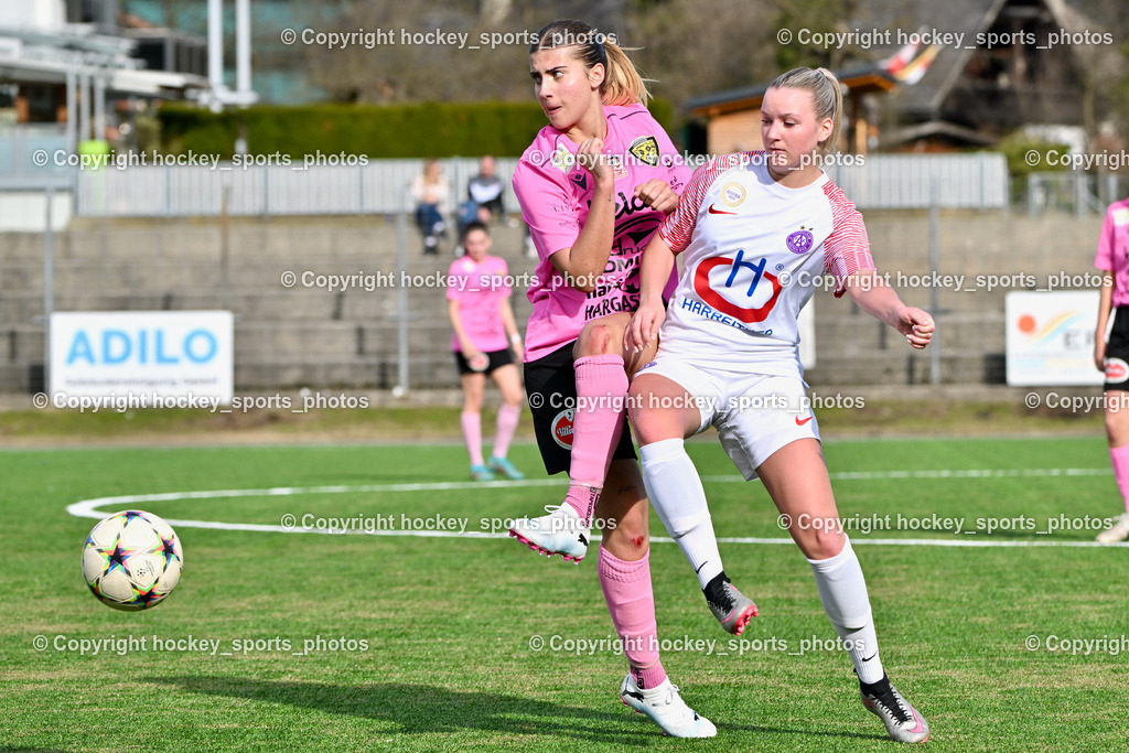 Carinthians LIWOdruck Hornets vs. Young Violets Austria Wien 17.3.2024 | #24 Alicia Morgenstern Carinthians LIWOdruck Hornets, #22 Pia Steiner Austria Wien, Carinthians LIWOdruck Hornets vs. Young Violets Austria Wien 17.3.2024, Carinthians LIWOdruck Hornets vs. Young Violets Austria Wien  am 17.03.2024 in Spittal an der Drau (Goldeck Stadion), Austria, (Photo by Bernd Stefan)