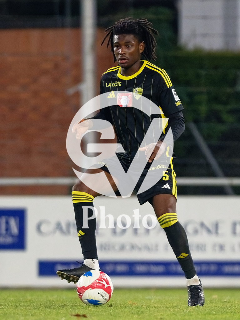 Coupe Suisse - 1/8 de finale - FC Stade Nyonnais v Neuchatel Xamax |  during the Coupe Suisse - 1/8 de finale match between FC Stade Nyonnais and Neuchatel Xamax at Centre sportif de Colovray in Nyon, Switzerland
