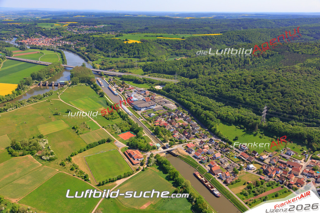 aktuelles Luftbild von Limbach Eltmann - Luftaufnahme wurde 2018 von https://frankenair.de mittels Flugzeug (keine Drohne) erstellt.