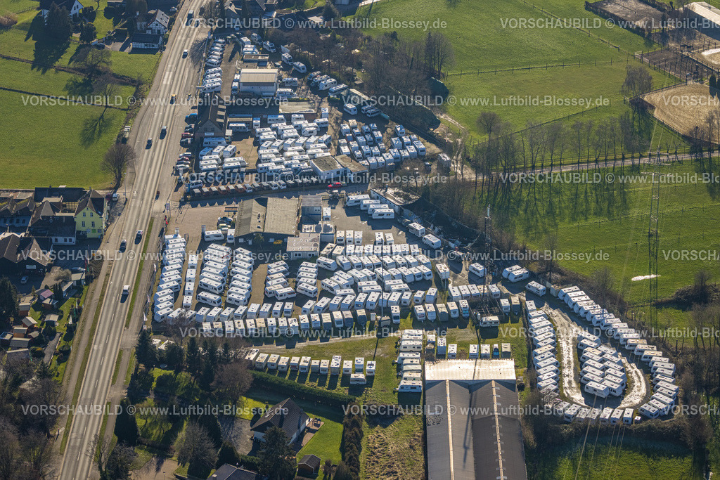 Muelheim230201496 | Luftbild, WVG Caravan-Park Thrun GmbH, Saarn - Süd, Mülheim an der Ruhr, Ruhrgebiet, Nordrhein-Westfalen, Deutschland