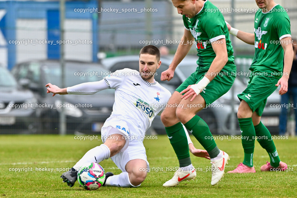 SAK vs. VST Völkermarkt | #23 Zan Kumer SAK, #8 Lukas Urnik VST Völkermarkt, SAK vs. VST Völkermarkt, SAK vs. VST Völkermarkt am 21.03.2026 in Klagenfurt (Sportpark Welzenegg), Austria, (Photo by Bernd Stefan)